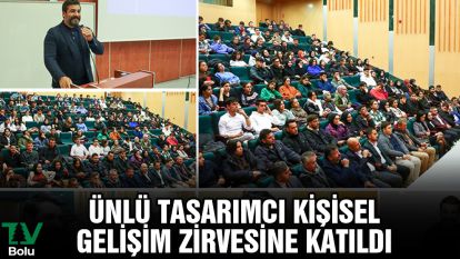 Ünlü Tasarımcı Kişisel Gelişim Zirvesine Katıldı