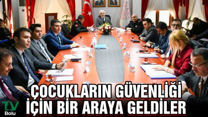 Çocukların güvenliği için bir araya geldiler