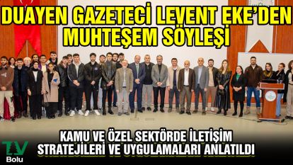 Duayen gazeteci Levent Eke'den muhteşem söyleşi
