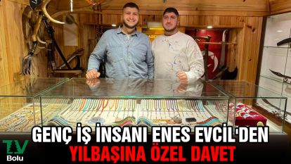Genç iş insanı Enes Evcil'den yılbaşına özel davet