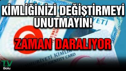 Kimliğinizi değiştirmeyi unutmayın!