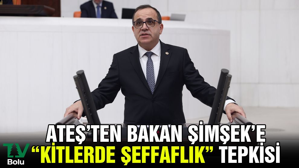 Ateş'ten Bakan Şimşek'e 
