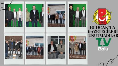 10 Ocak'ta gazetecileri unutmadılar