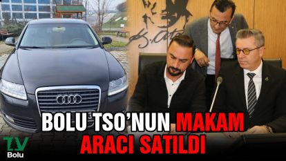 Bolu TSO'nun makam aracı satıldı