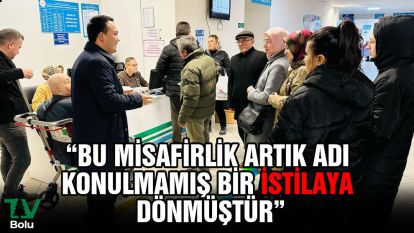 "Bu misafirlik artık adı konulmamış bir istilaya dönmüştür"