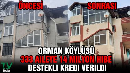 Orman köylüsü 333 aileye 14 milyon hibe destekli kredi verildi