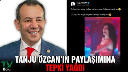 Tanju Özcan'ın paylaşımına tepki yağdı