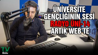 Üniversite gençliğinin sesi Radyo Üni-14 artık Web'te