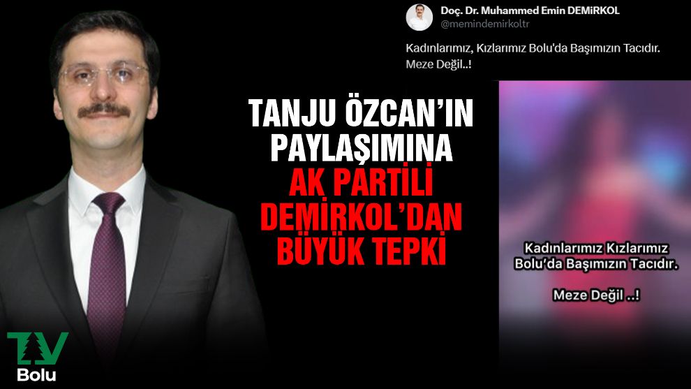 Tanju Özcan’ın paylaşımına, AK Partili Demirkol’dan büyük tepki