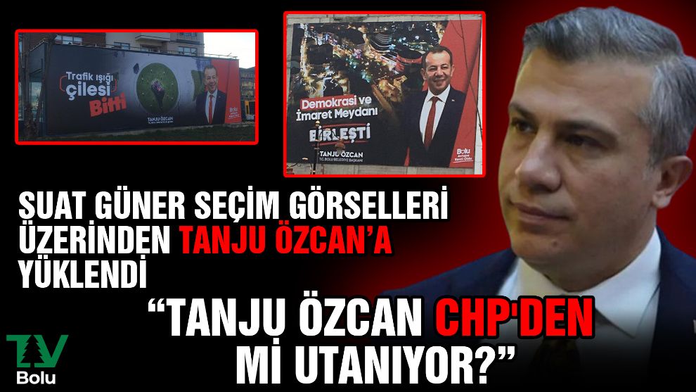 Suat Güner seçim görselleri üzerinden Tanju Özcan'a yüklendi