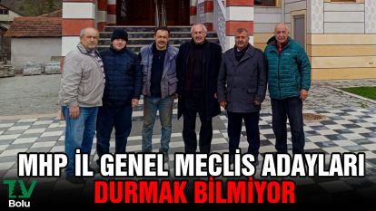 MHP İl Genel Meclis Adayları durmak bilmiyor