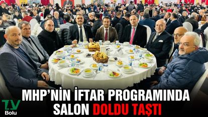 MHP'nin iftar programında salon doldu taştı