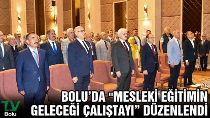 Bolu'da ''Mesleki Eğitimin Geleceği Çalıştayı” Düzenlendi