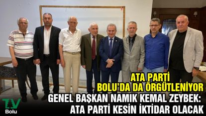 ATA Parti Bolu'da da örgütleniyor