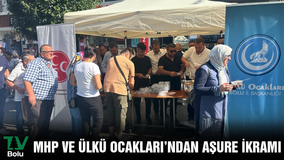 MHP VE ÜLKÜ OCAKLARI’NDAN AŞURE İKRAMI