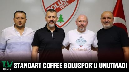 Standart Coffee Boluspor'u unutmadı