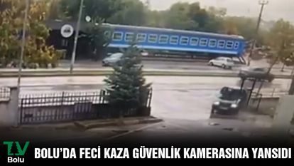 Feci kaza güvenlik kamerasına yansıdı