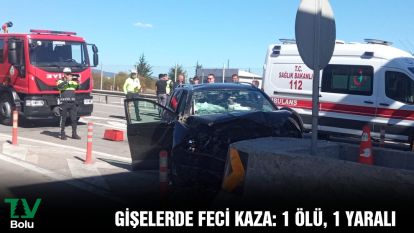 Gişelerde feci kaza: 1 ölü, 1 yaralı
