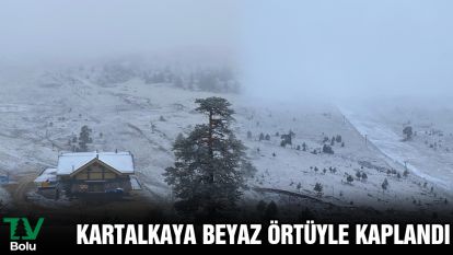 Kartalkaya beyaz örtüyle kaplandı