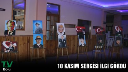 10 Kasım sergisi ilgi gördü