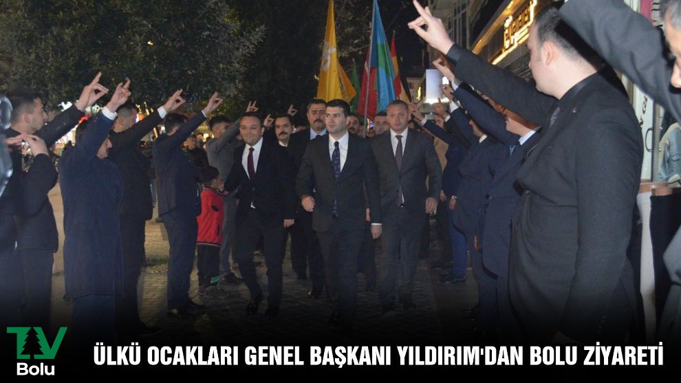 Ülkü Ocakları Genel Başkanı Yıldırım'dan Bolu ziyareti