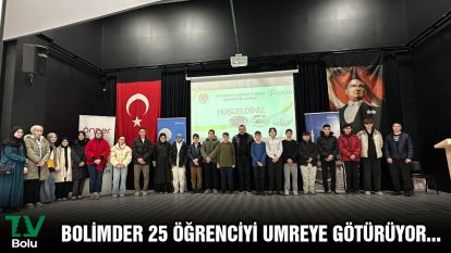 BOLİMDER 25 ÖĞRENCİYİ UMREYE GÖTÜRÜYOR...