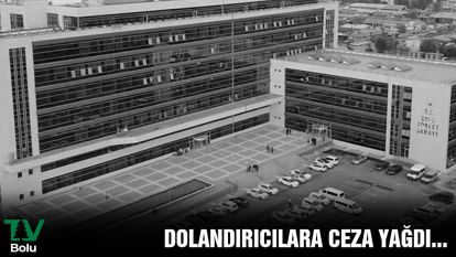 DOLANDIRICILARA CEZA YAĞDI...