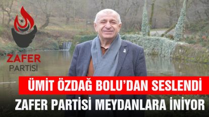 ÜMİT ÖZDAĞ BOLU'DAN SESLENDİ: "ZAFER PARTİSİ OLARAK MEYDANLARA İNİYORUZ!" İLK MİTİNG 9 OCAK'TA KARAMAN'DA!