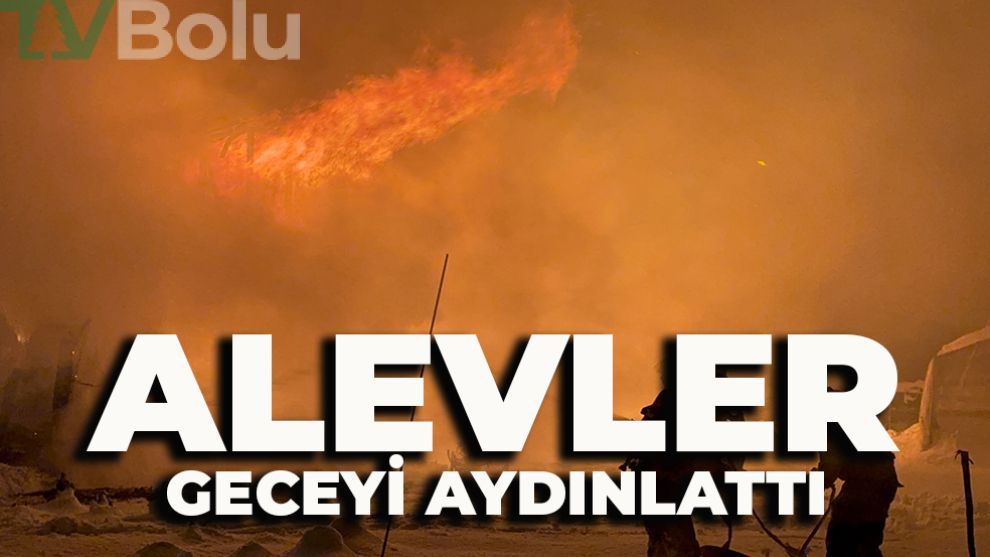 ALEVLER GECEYİ AYDINLATTI