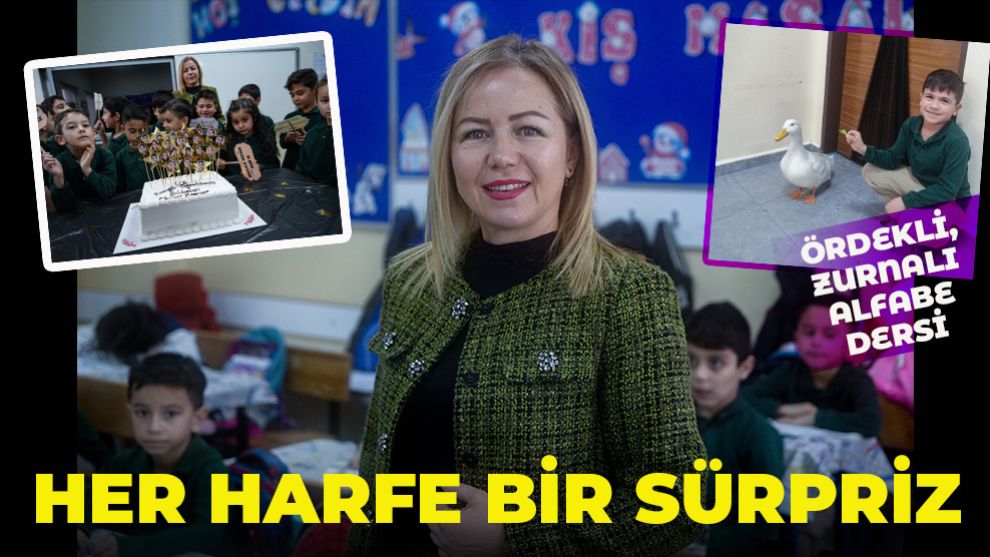 HARFLER BÖYLE CANLANDI... SINIFA ÖRDEK, CİVCİV GETİREREK ALFABEYİ  ÖĞRETTİ