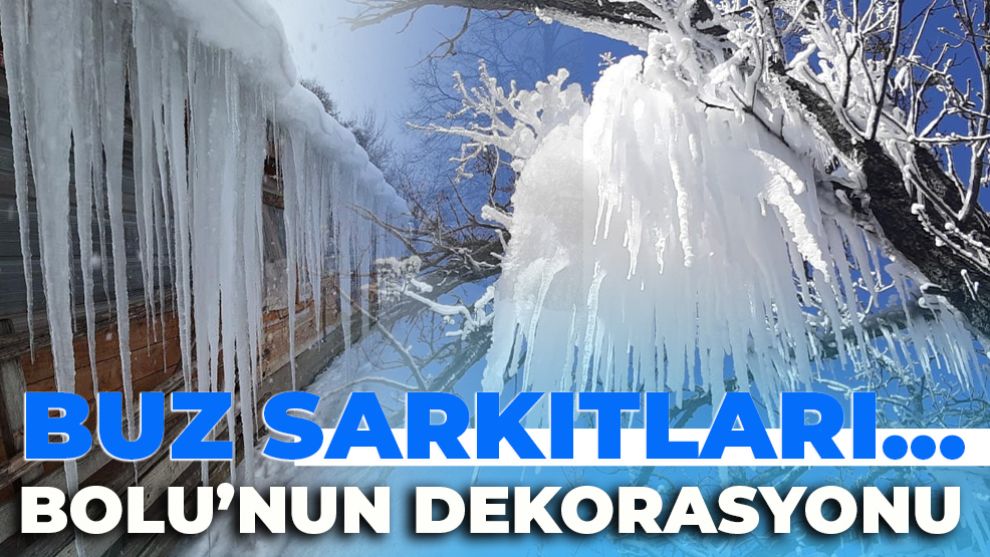 KAR YERİNİ DONDURUCU SOĞUĞA BIRAKTI: ÇATILARDA BUZ SARKITLARI OLUŞTU