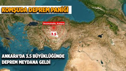 Ankara'da deprem paniği