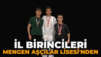 İl Birincileri Mengen Aşçılar Lisesi'nden