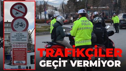 Trafikçiler geçit vermiyor