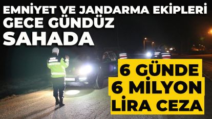 Bolu'da emniyet ve jandarma ekipleri gece-gündüz sahada