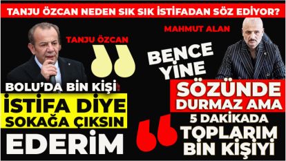 TANJU ÖZCAN NEDEN SÜREKLİ İSTİFADAN SÖZ EDİYOR?