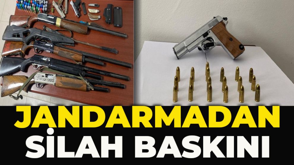 JANDARMADAN SİLAH BASKINI: 2 GÖZALTI
