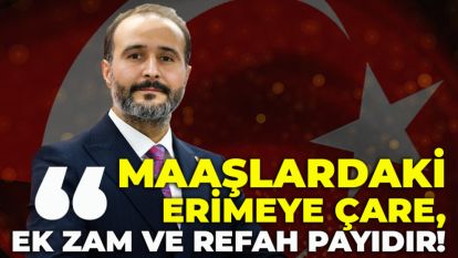 Türkiye Kamu-Sen İl Temsilcisi ve Türk Sağlık-Sen Bolu Şube Başkanı Furkan Özübek, "Maaşlardaki erimeye çare, ek zam ve refah payıdır"