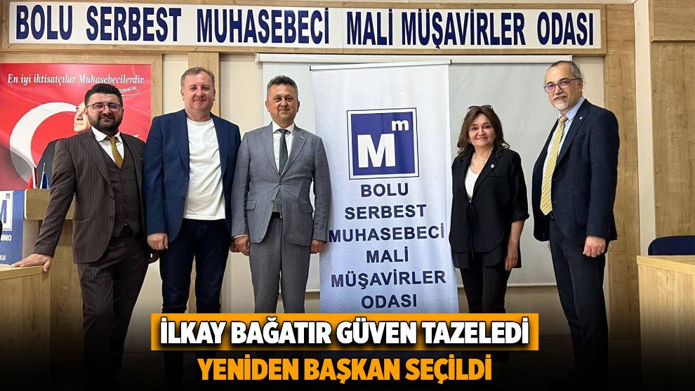 İLKAY BAĞATIR GÜVEN TAZELEDİ. YENİDEN BAŞKAN SEÇİLDİ