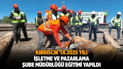 Kıbrıscık'ta 2025 yılı işletme ve pazarlama şube müdürlüğü eğitimi yapıldı