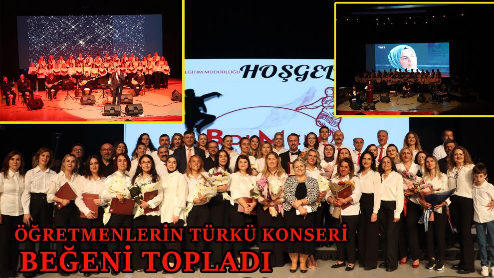 Öğretmenlerin türkü konseri beğeni topladı
