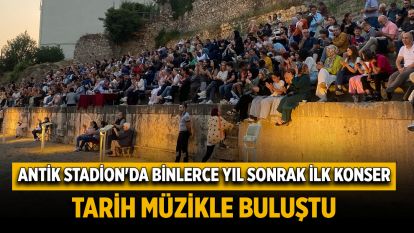 ANTİK STADİON'DA BİNLERCE YIL SONRAK İLK KONSER.... TARİH MÜZİKLE BULUŞTU....Bolu turizm şehri olacaksa böyle olacak!