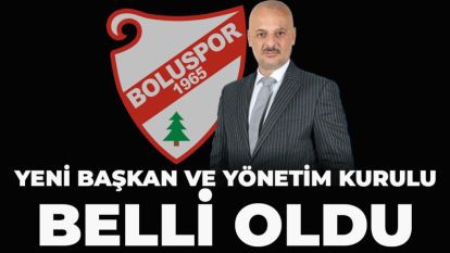 Boluspor Kulübü Başkanı Mahmut Alan oldu