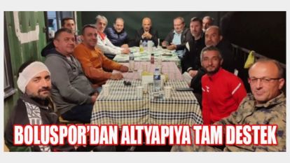 Boluspor'dan Altyapıya Tam Destek