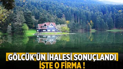 Gölcük'ün ihalesi sonuçlandı: İşte o firma !