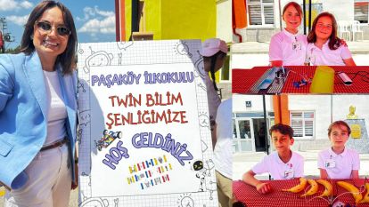 Minik mucitlerin projeleri büyük ilgi gördü... Paşaköy İlkokulu'nda bilim şenliği 