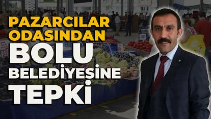 PAZARCILAR ODASINDAN BOLU BELEDİYESİNE TEPKİ