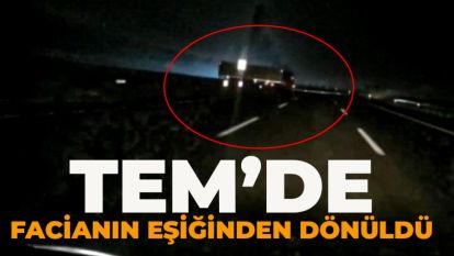 TEM'de facianın eşiğinden dönüldü