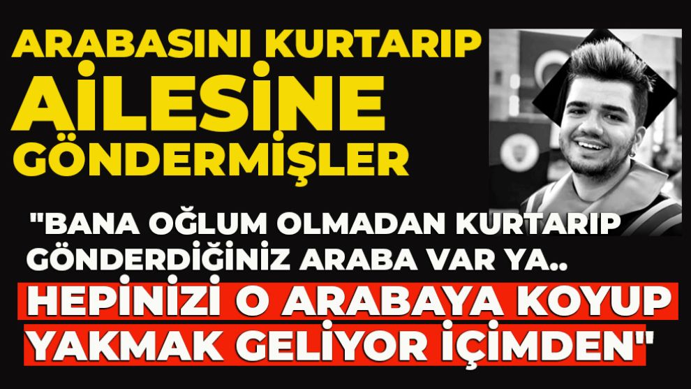 ARABASINI KURTARIP AİLESİNE GÖNDERMİŞLER..   ANNE CEYHAN MERCAN 