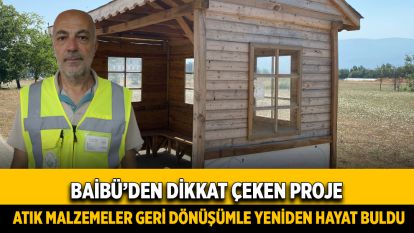 Atık malzemeler geri dönüşümle yeniden hayat buldu